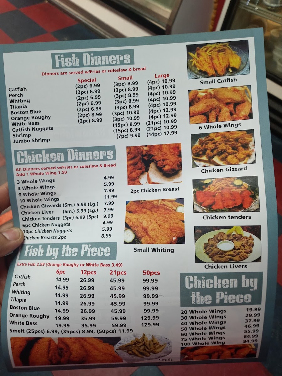 Fisher Fish & Chicken Menu-1